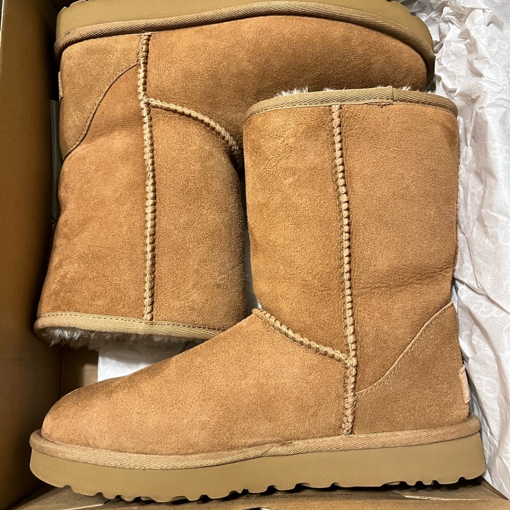 Classic Tan Suede Ugg Boots